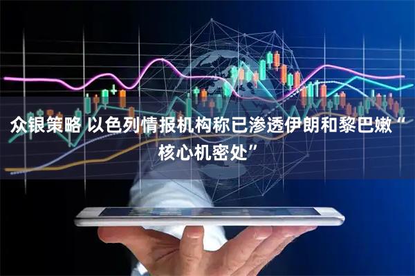 众银策略 以色列情报机构称已渗透伊朗和黎巴嫩“核心机密处”